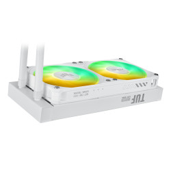 ASUS TUF GAMING LC III 240 ARGB WHT Procesorius Universalusis skystinis aušintuvas 12 cm Balta