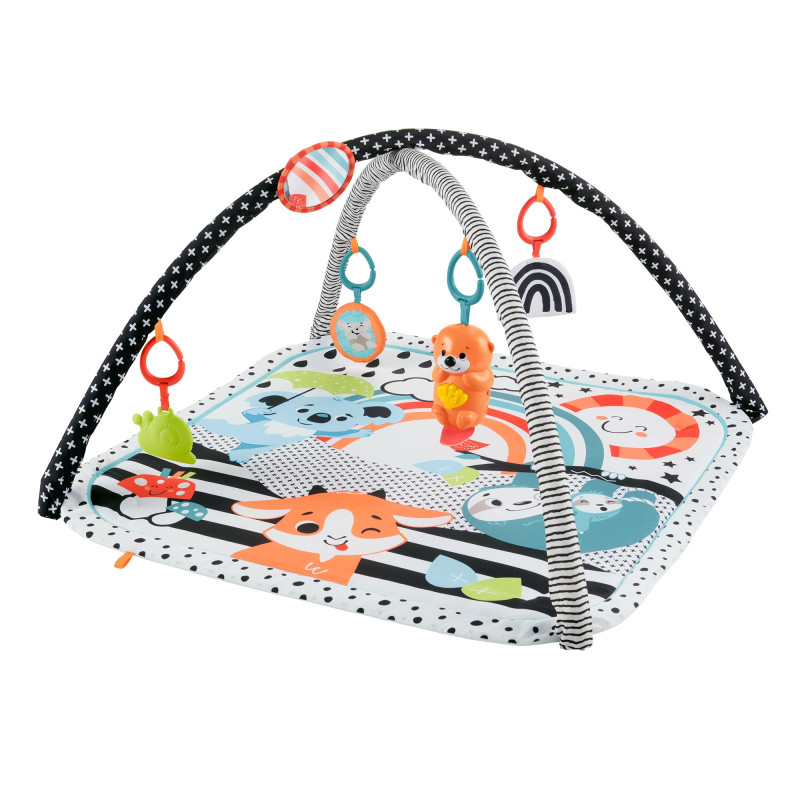 Fisher-Price JMN72 žaidimų stovas / kilimėlis kūdikiui Audinys, Plastikas Multi spalvos Kūdikių žaidimų kilimėlis