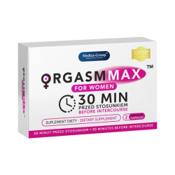 Orgasm Max for Women 2 caps - Maca, Ginseng & L-Arginine Complex Supplement