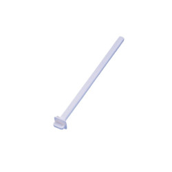 Plastikinė lakta paukčiams balta, 22 cm
