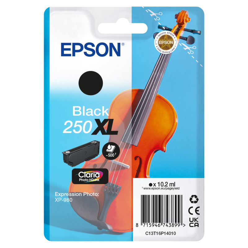 Epson 250XLViolin Claria Photo HD ink cartridge 1 pc(s) Original High (L) Yield
