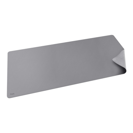 Trust Benya XXL desk pad Polyvinyl chloride (PVC) Grey
