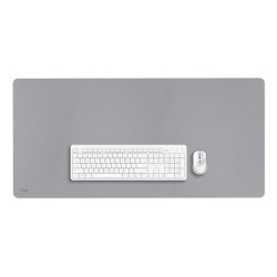Trust Benya XXL desk pad Polyvinyl chloride (PVC) Grey