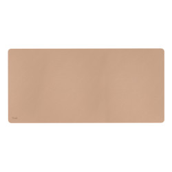 Trust Benya XXL desk pad Polyvinyl chloride (PVC) Beige