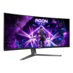 AOC AGON PRO AG346UCD computer monitor 86.4 cm (34") 3440 x 1440 pixels Wide Quad HD QD-OLED Black, Grey