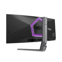 AOC AGON PRO AG346UCD kompiuterio monitorius 86,4 cm (34") 3440 x 1440 pikseliai Wide Quad HD QD-OLED Juoda, Pilka
