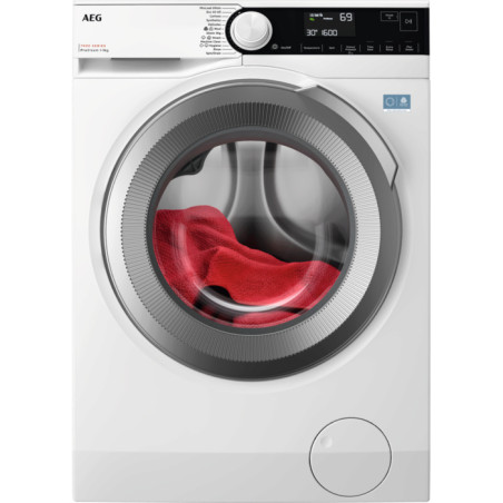 AEG Series 7000 LR733W96W skalbimo mašina Pakraunama per priekį 9 kg 1600 RPM Balta