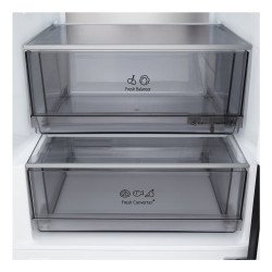 LG GBBS525CEV fridge-freezer Freestanding 375 L Black