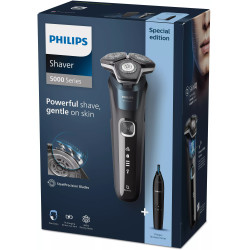 Philips SHAVER Series 5000 S5889/11 skustuvas vyrams Rotorinis skustuvas Apkarpymo mašinėlė Juoda