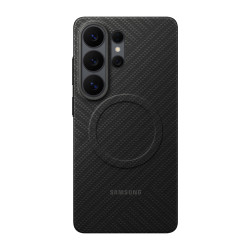 Samsung M3 Carbon Magnet Black mobiliojo telefono dėklas 17,5 cm (6.9") Užsegamas dėklas Juoda