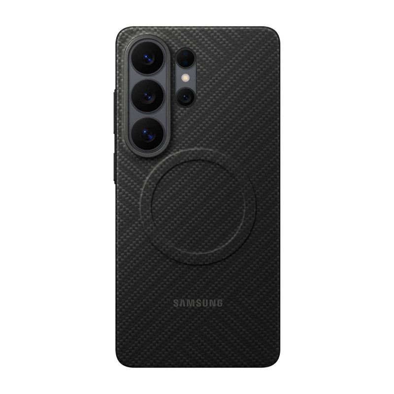 Samsung M3 Carbon Magnet Black mobile phone case 17.5 cm (6.9") Shell case