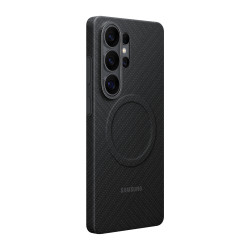 Samsung M3 Carbon Magnet Black mobiliojo telefono dėklas 17,5 cm (6.9") Užsegamas dėklas Juoda