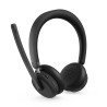 Lenovo ANC Headset 6550 Laisvų rankų įranga Bevielis Su lankeliu Biuras / skambučių centras C tipo USB Bluetooth Juoda