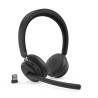 Lenovo ANC Headset 6550 Laisvų rankų įranga Bevielis Su lankeliu Biuras / skambučių centras C tipo USB Bluetooth Juoda