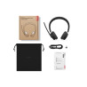 Lenovo ANC Headset 6550 Laisvų rankų įranga Bevielis Su lankeliu Biuras / skambučių centras C tipo USB Bluetooth Juoda