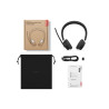 Lenovo ANC Headset 6550 Laisvų rankų įranga Bevielis Su lankeliu Biuras / skambučių centras C tipo USB Bluetooth Juoda