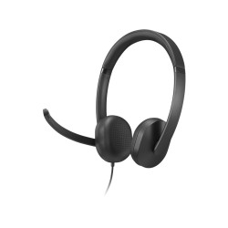 Lenovo VoIP Headset 5000 Laisvų rankų įranga Vielinis Su lankeliu Biuras / skambučių centras C tipo USB Juoda