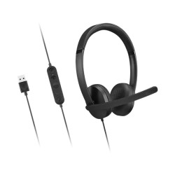 Lenovo 4XD1P83425 Ausinės be mikrofono ir ausinės su mikrofonu Laisvų rankų įranga Vielinis Su lankeliu Skambučiai / muzika USB 