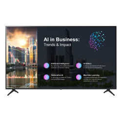 LG 50PK640S Digital signage flat panel 127 cm (50") LED 260 cd/m² 4K Ultra HD Black Built-in processor WebOS 16/7