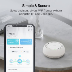 TP-Link DECO BE65-POE Tri-band (2.4 GHz / 5 GHz / 6 GHz) Wi-Fi 7 (802.11be) White 2 Internal