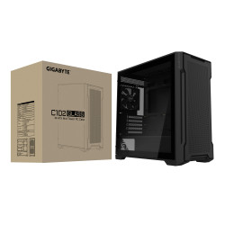 GIGABYTE C102 GLASS „Midi Tower“ Juoda