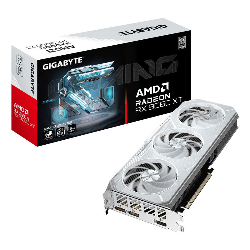 GIGABYTE GAMING Radeon RX 9060 XT OC ICE 16G AMD 16 GB GDDR6