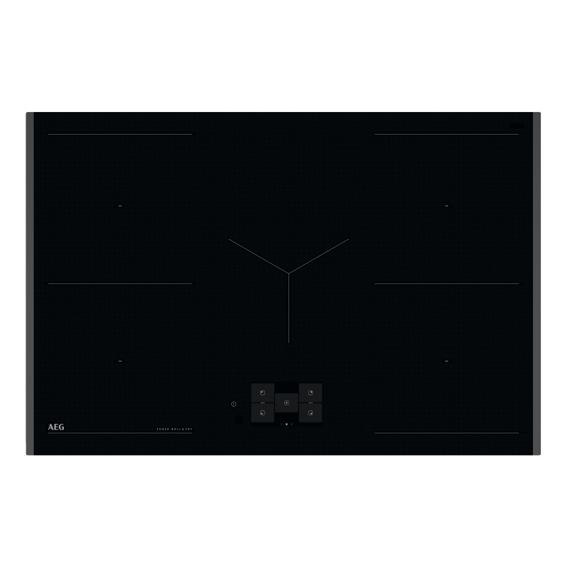 AEG TI84IB10FB Black Built-in 80 cm Zoneless induction hob 4 zone(s)
