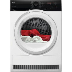 AEG Series 7000 TE782W84W būgninis džiovintuvas Pastatomi Pakraunama per priekį 8 kg Balta