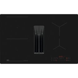 AEG TT8SCB00CT Juoda Įmontuoti 80 cm Indukcinė viryklė, padalyta į sritis 4 zone(s) Pritvirtintas gobtuvas