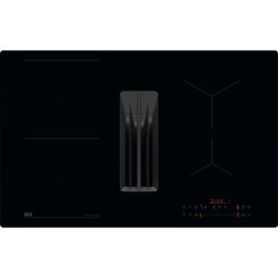 AEG TT8LCB00CB Juoda Įmontuoti 80 cm Indukcinė viryklė, padalyta į sritis 4 zone(s) Pritvirtintas gobtuvas