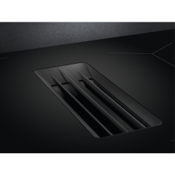 AEG TT8LCB00CB Juoda Įmontuoti 80 cm Indukcinė viryklė, padalyta į sritis 4 zone(s) Pritvirtintas gobtuvas
