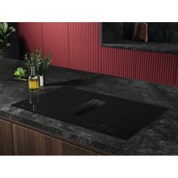 AEG TT8LCB00CB Juoda Įmontuoti 80 cm Indukcinė viryklė, padalyta į sritis 4 zone(s) Pritvirtintas gobtuvas