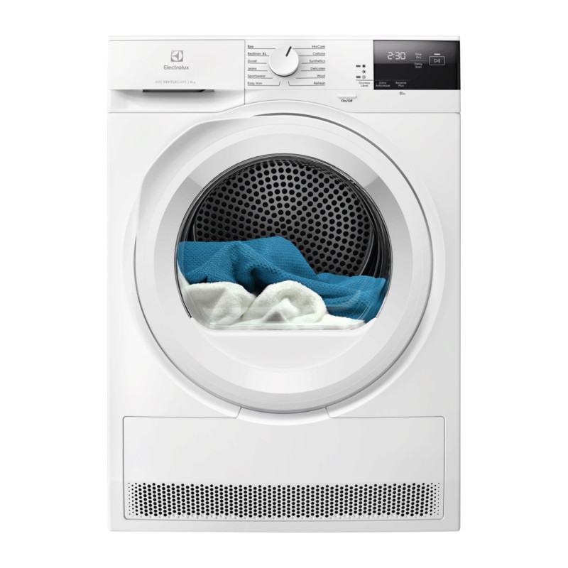 Electrolux EDI621W84W būgninis džiovintuvas Pastatomi Pakraunama per priekį 8 kg Juoda
