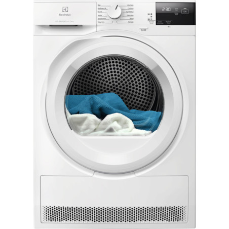 Electrolux EDI621W84W būgninis džiovintuvas Pastatomi Pakraunama per priekį 8 kg Juoda