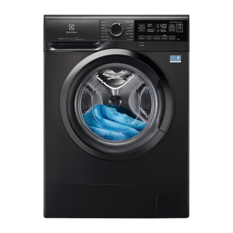 Electrolux EW6S662G38 skalbimo mašina Pakraunama per priekį 7 kg 1400 RPM Balta