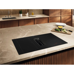 Electrolux HHOB8T5MC Black Built-in 80 cm Zone induction hob 4 zone(s) Built-in hood