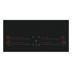 Electrolux HOB860BSC Juoda Įmontuoti 77 cm Indukcinė viryklė, padalyta į sritis 4 zone(s)