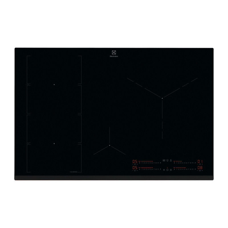 Electrolux HOX860MF Juoda Įmontuoti 78 cm Indukcinė viryklė, padalyta į sritis 4 zone(s)