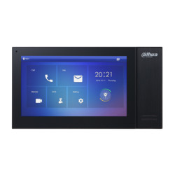 Dahua Technology VTH2421FB vaizdo telefonspynės sistema 17,8 cm (7") Juoda