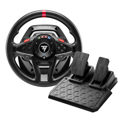 Thrustmaster T128 SimTask Farming Pack Juoda USB Vairas + pedalai + pavarų perjungiklis Analoginis / skaitmeninis PC, PlayStatio