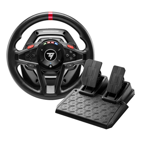 Thrustmaster T128 SimTask Farming Pack Juoda USB Vairas + pedalai + pavarų perjungiklis Analoginis / skaitmeninis PC, PlayStatio