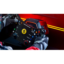 Thrustmaster T818 Ferrari 488 GT3 Simulator Juoda, Raudona USB Vairas + pedalai Analoginis / skaitmeninis PC