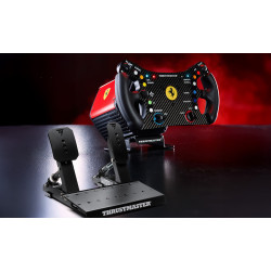 Thrustmaster T818 Ferrari 488 GT3 Simulator Juoda, Raudona USB Vairas + pedalai Analoginis / skaitmeninis PC