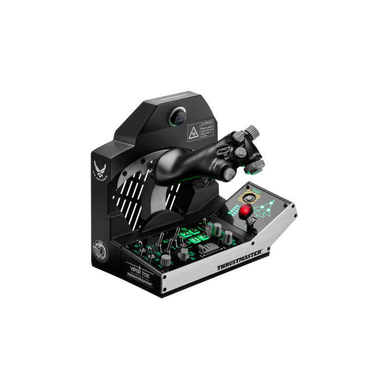 Thrustmaster Viper TQS Mission Pack Juoda USB Skraidymo simuliatorius Analoginis / skaitmeninis PC