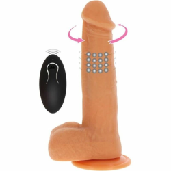 Get Real Rotating Beads Intimate Machine Skin Tone, Suction Base, 22cm