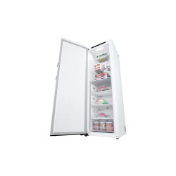 LG GFT41SWGSF šaldiklis Vertikali šaldymo kamera Pastatomi 324 L Balta