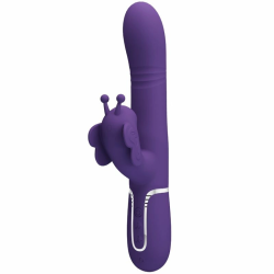 Pretty Love Butterfly Purple 4-in-1 Multifunction Intimate Device