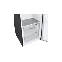 LG GLT51MCGSF fridge Freestanding 386 L Black