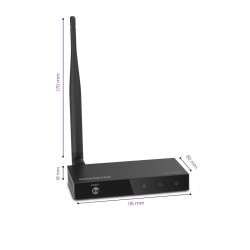 Marmitek TV Anywhere Wireless HD 2 AV transmitter & receiver Black