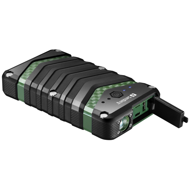 Sandberg 420-36 power bank Lithium-Ion (Li-Ion) 20000 mAh Black, Green